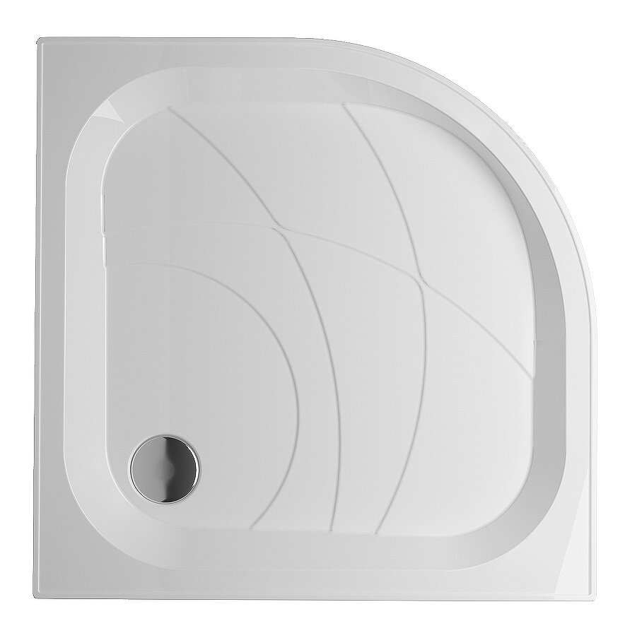 Изображение товара Душевой поддон 1Marka Bella New 90x90 см, четверть круга, белый