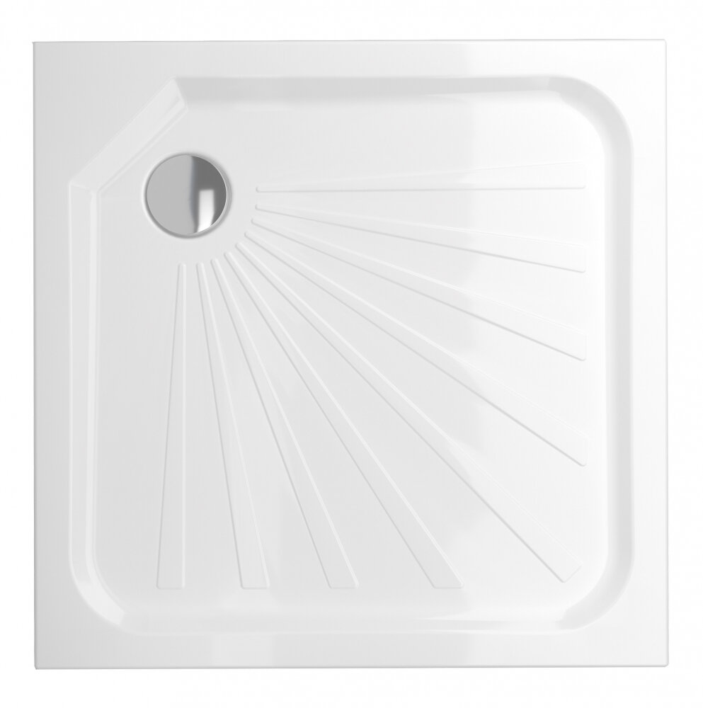 Изображение товара Душевой поддон 1Marka Quadro 90x90 см, акриловый, квадратный, белый