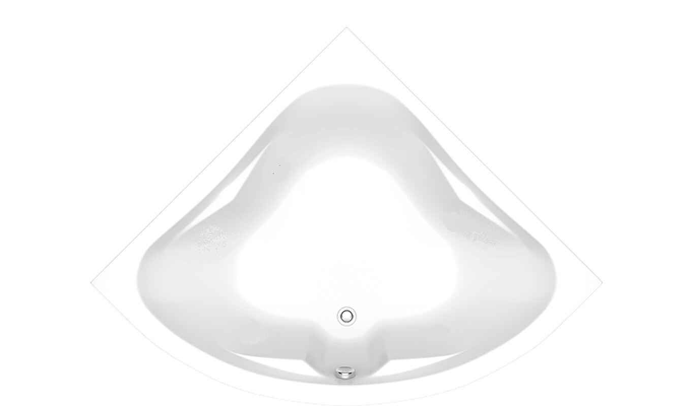 Изображение товара Ванная акриловая Bas Империал В 00012, 150 х 150 см, белая, четверть круга, Россия