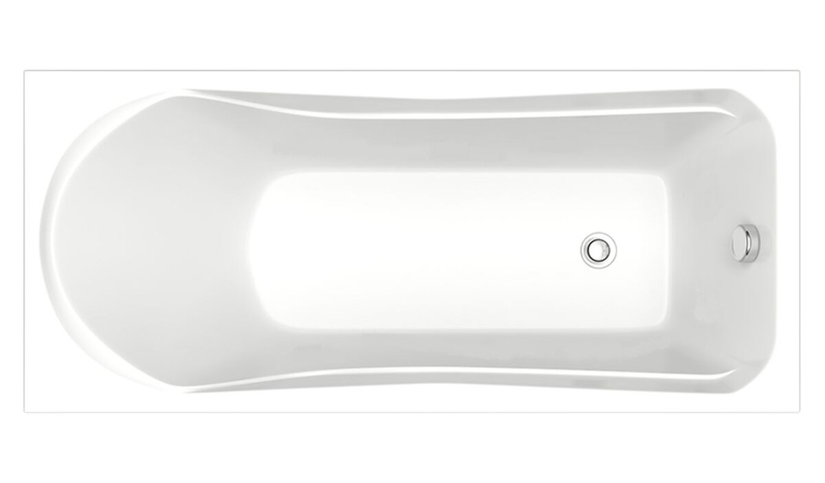 Изображение товара Акриловая ванна Bas Мальта 170х75 см белая с антикоррозийным покрытием