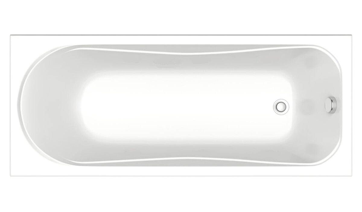 Изображение товара Ванна акриловая Bas Атланта 170х70 см белая В 00003 с AntiBac