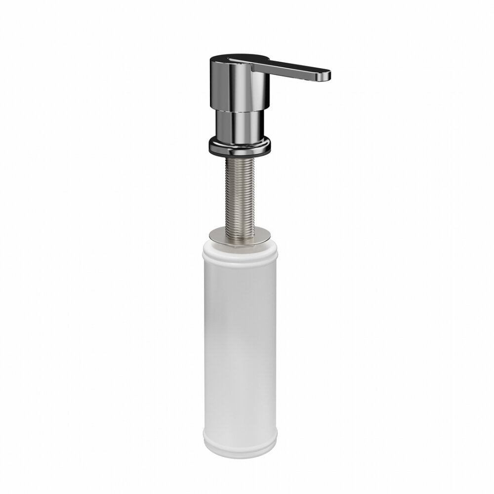 Изображение товара Встраиваемый хромированный дозатор для мыла Kerama Marazzi Logica