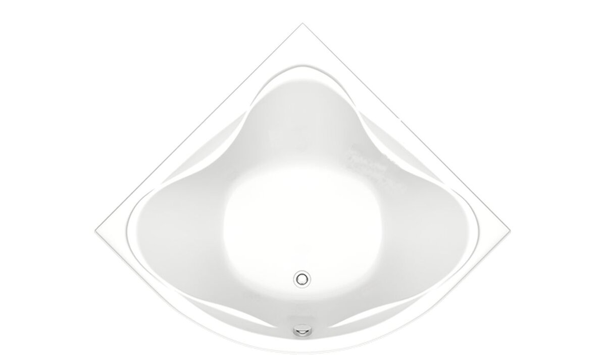 Изображение товара Акриловая ванна Bas Риола В 00030 135х135см, белая, угловая, с антибактериальным покрытием