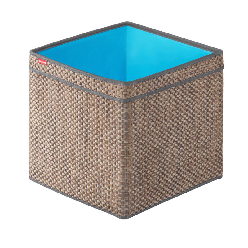 Изображение товара Корзина Casy Home для хранения 30x30x30 см небесный ротанг
