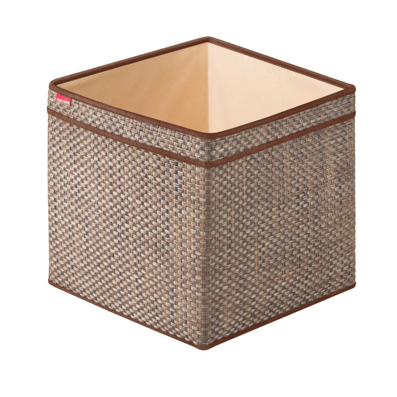 Изображение товара Корзина Casy Home 30x30x30 песочный ротанг - для белья и хранения