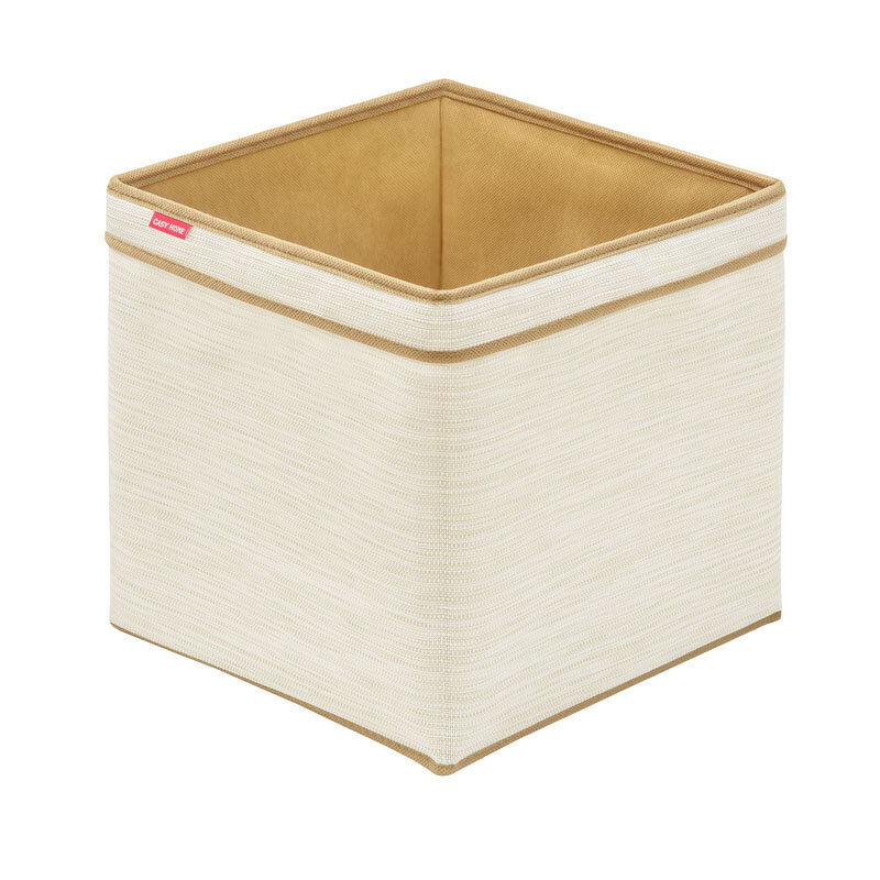 Изображение товара Корзина Casy Home для хранения 30x30x30 см молочный лен Россия