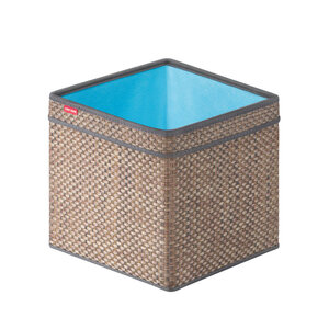 Изображение товара Практичная корзина для хранения Casy Home 25x25x25 см небесный ротанг