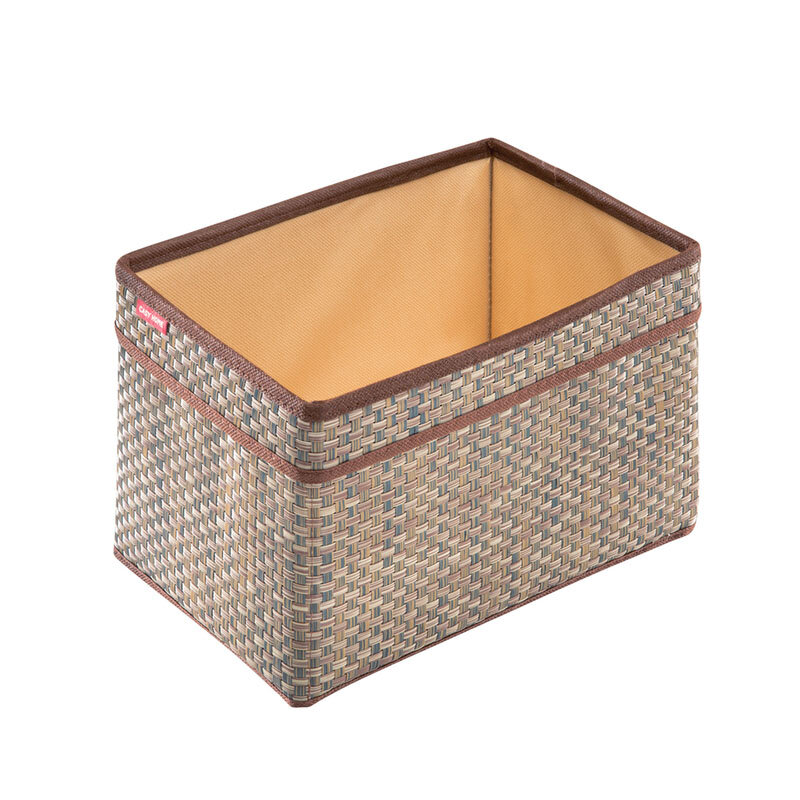 Изображение товара Корзина для хранения Casy Home 28х18х18 см песочный ротанг
