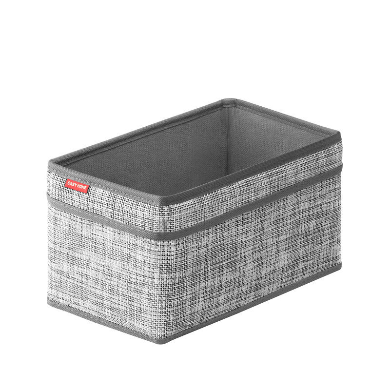 Изображение товара Корзина для хранения Casy Home серебряная 28x15x15 см для белья и вещей