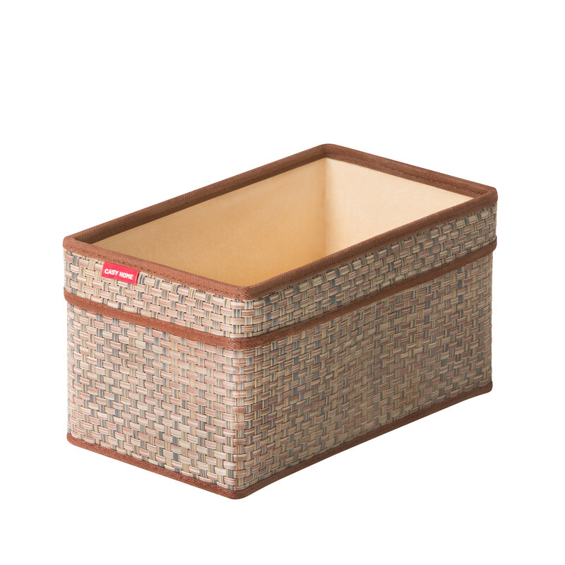 Изображение товара Корзина для хранения Casy Home 28х15х15 см песочный ротанг