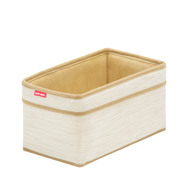 Изображение товара Корзина Casy Home для хранения 28x15x15 см молочный лен