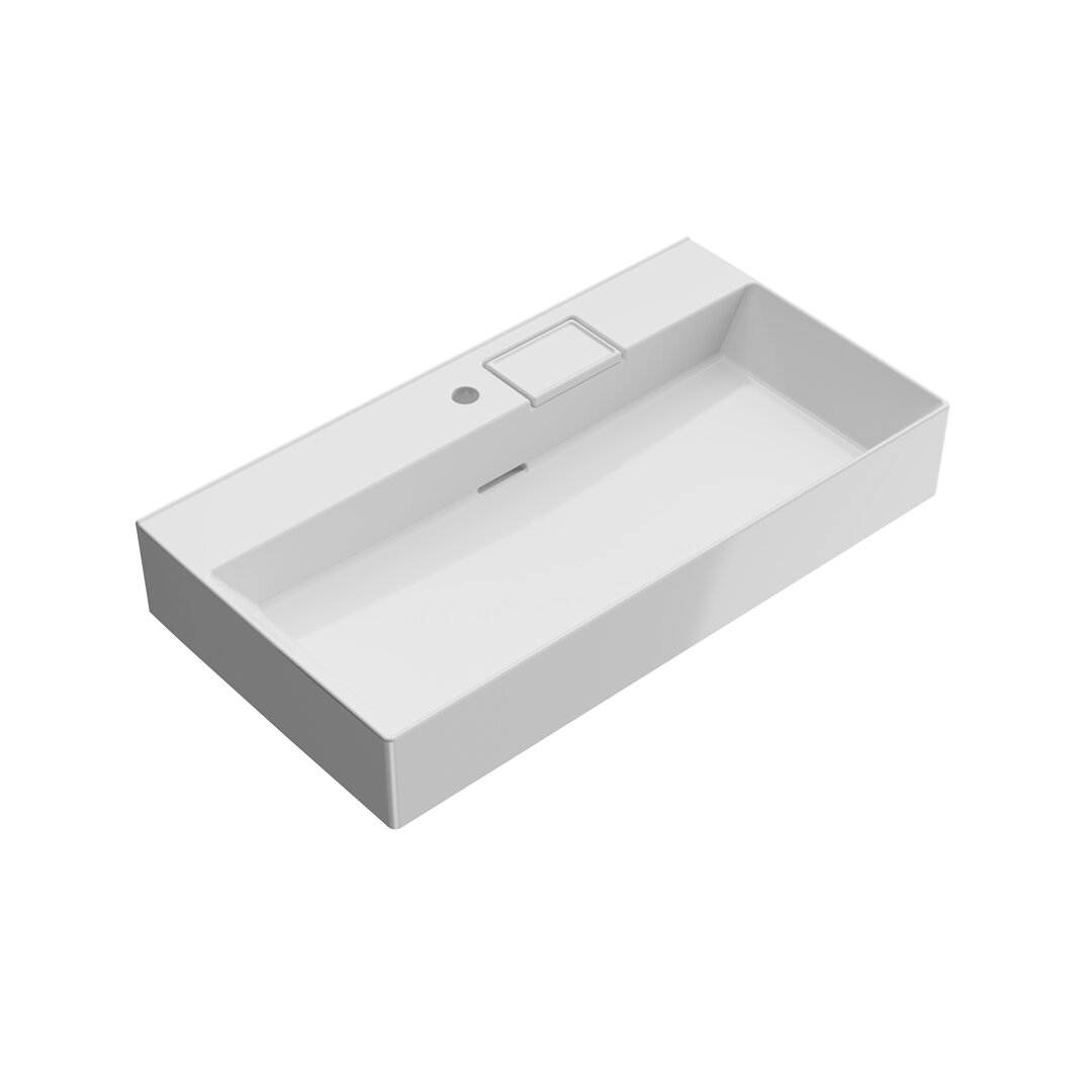 Изображение товара Раковина Kerama Marazzi Logica LO.wb.90.1 90 см, мебельная, с одним отверстием, белая