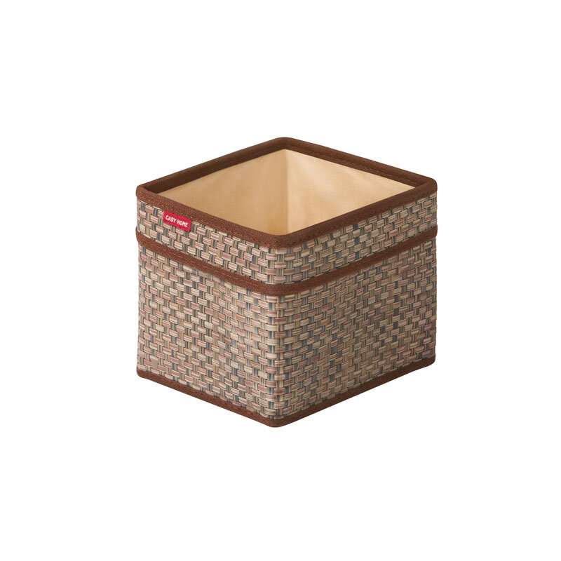 Изображение товара Корзина для хранения Casy Home Ш18xГ15xВ15 песочный ротанг