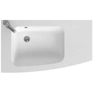 Изображение товара Раковина Jacob Delafon Nona EB1880RU-00 80 см, искусственный камень, левосторонняя, белая