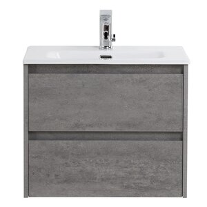 Изображение товара Тумба под раковину BelBagno Kraft 39 50 см, подвесная, цвет Cemento Grigio, Kraft 39-500/390-2C-SO-CG