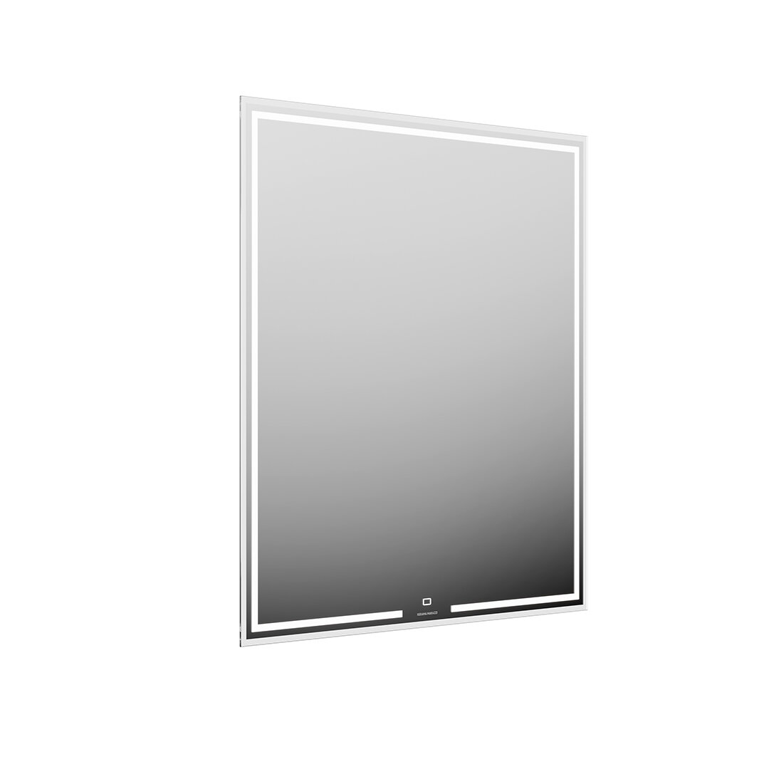 Изображение товара Зеркало Kerama Marazzi Mio 70 см, прямоугольное, с диммером, белое, MIO.mi.70.WHT