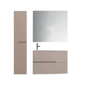 Изображение товара Комплект мебели Jacob Delafon Nona 80 см, телесный лак глянцевый (выставочный образец, отсутствует упаковка)