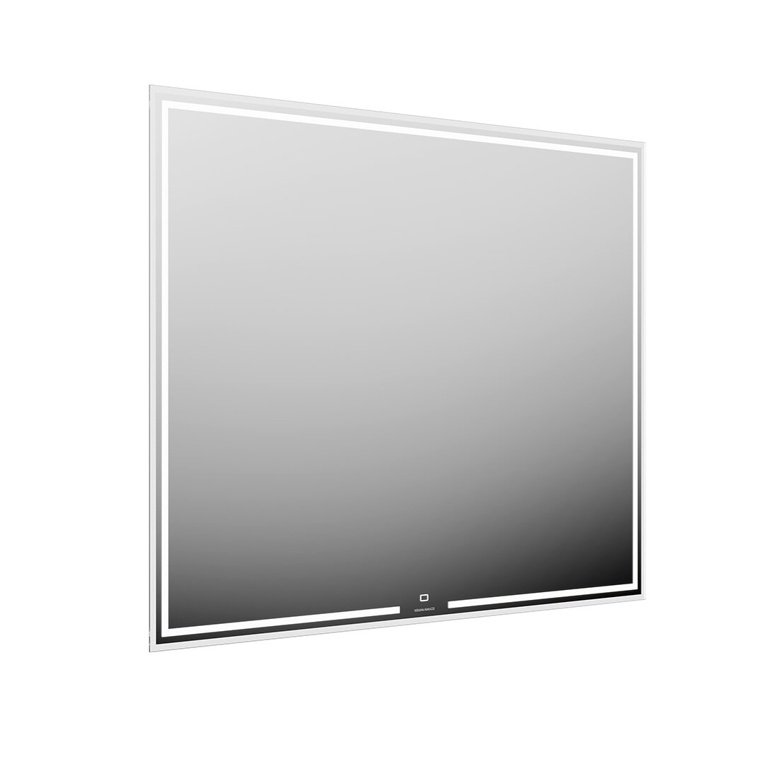 Изображение товара Зеркало Kerama Marazzi Mio 100 см, прямоугольное, с диммером, белое, MIO.mi.100.WHT