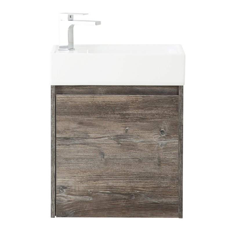 Изображение товара Тумба под раковину BelBagno Kraft Mini 50 см подвесная коричневая Италия