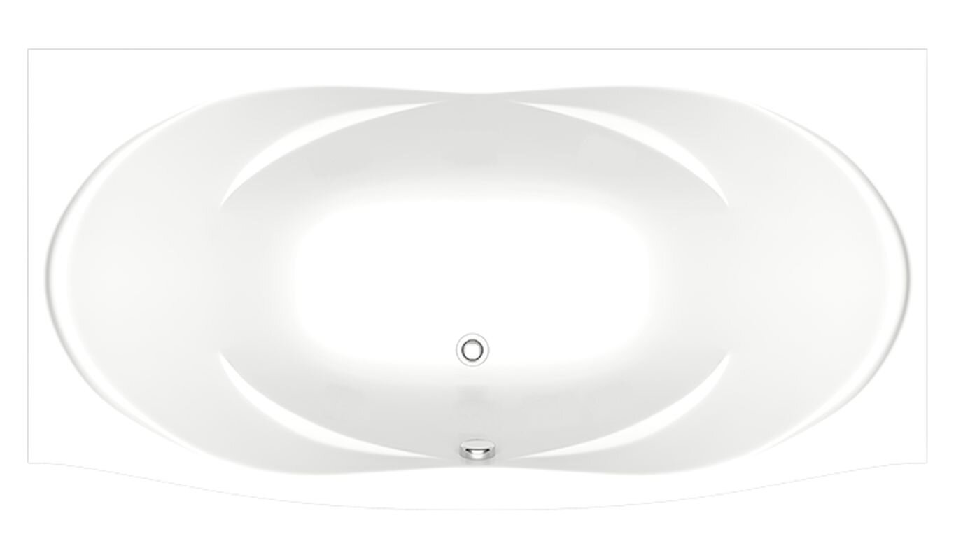 Изображение товара Акриловая ванна Bas Фиеста В 00037 194х90 см с антибактериальным покрытием guaranteed 10 лет