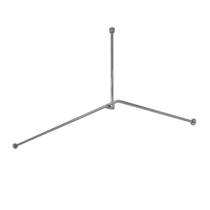 Изображение товара Карниз для ванны WasserKraft Dinkel SC-469018, 90 х 180 см, хром