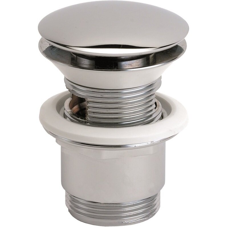 Изображение товара Донный клапан Ramonsoler для раковины с переливом хром 1219L