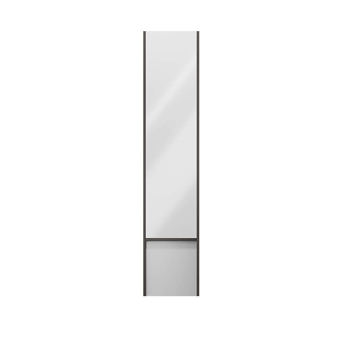 Изображение товара Подвесной шкаф-пенал Kerama Marazzi Modula 35 см белый/арабика с полочками