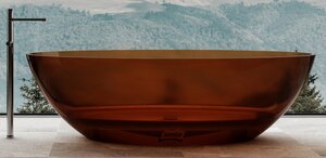 Изображение товара Ванна прозрачная Abber Kristall 180 x 85 см коричневая AT9702Opal