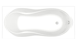 Изображение товара Акриловая ванна Bas Ямайка 180x80 см белая установка впритык к стене