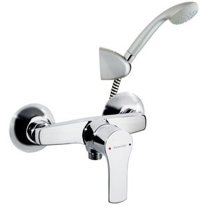 Изображение товара Смеситель Ramonsoler Titanium 1808VP для душа, с душевым гарнитуром, цвет хром