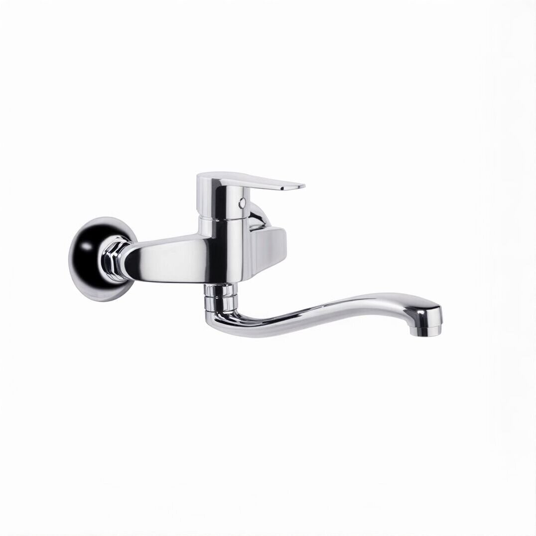 Изображение товара Кухонный смеситель Ramonsoler Titanium 180701CC с поворотным изливом и системой Thermostop