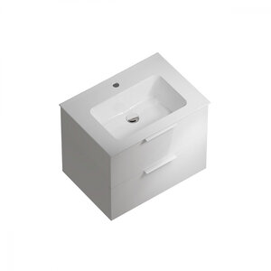 Изображение товара Тумба под раковину Kerama Marazzi Piano Forte 75 см белая подвесная