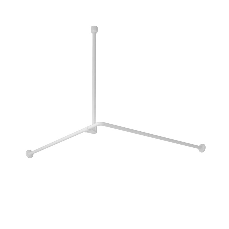 Изображение товара Карниз для ванны WasserKraft Kammel SC-839090, 90 х 90 см, белый