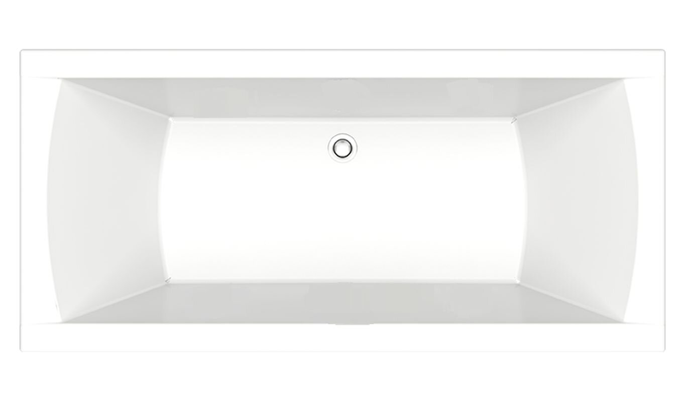 Изображение товара Акриловая ванна Bas Индика 170x80 см с антибактериальным покрытием и гарантией 10 лет