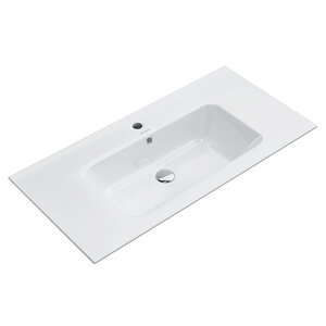 Изображение товара Раковина Kerama Marazzi Piano/Пиано PI.WB.95, 95 см, фарфор, мебельная/подвесная, белая