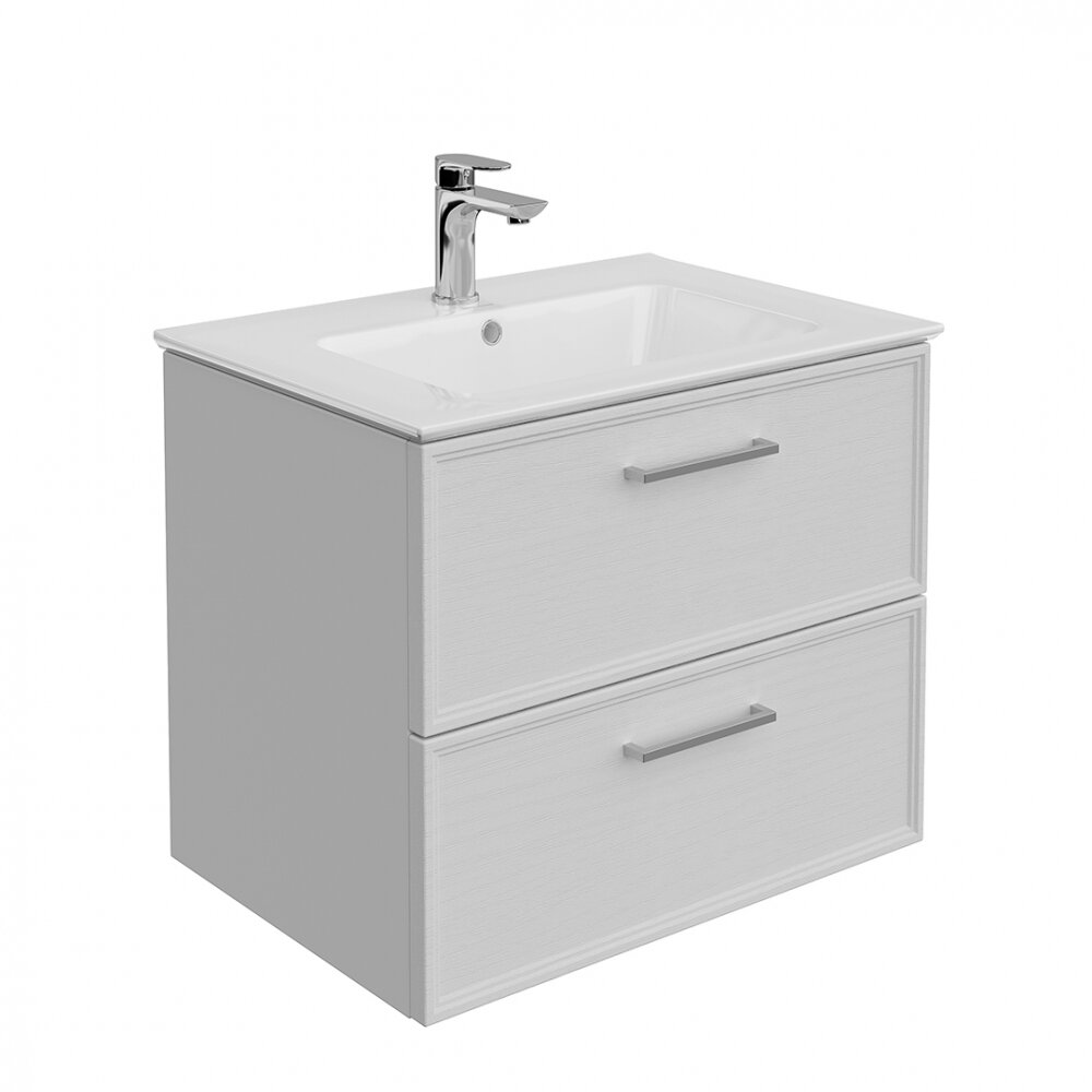 Изображение товара Тумба под раковину Kerama Marazzi Piano Classic/Пиано Классик 75 см, подвесная, цвет ясень белый матовый, PIA.CL.75.WHT.M Изображение товара Тумба под раковину Kerama Marazzi Piano Classic/Пиано Классик 75 см, подвесная, цвет ясень белый матовый, PIA.CL.75.WHT.M