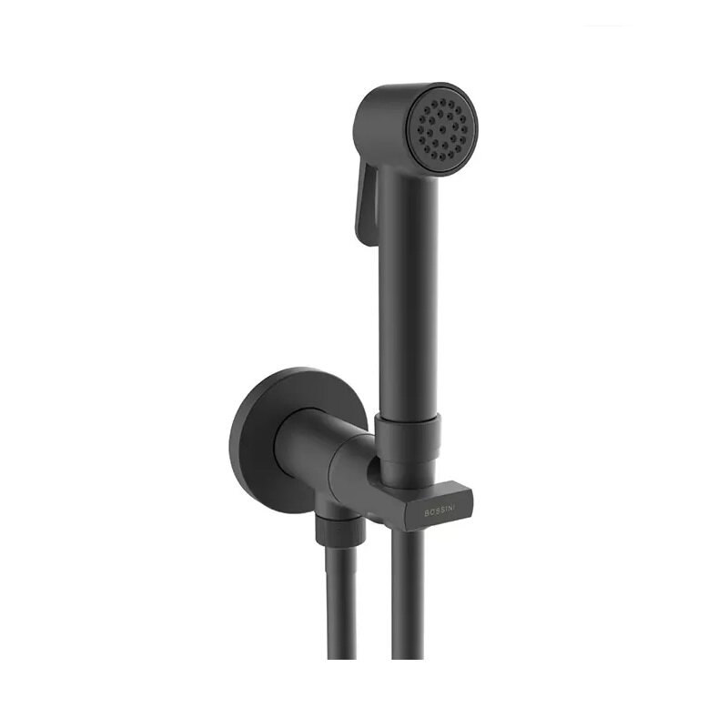Изображение товара Гигиенический душ Bossini Paloma Brass E34007B.073 с встроенным смесителем, черный матовый Изображение товара Гигиенический душ Bossini Paloma Brass E34007B.073 с встроенным смесителем, черный матовый