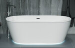 Ванна акриловая Aima Design Tondo 174 x 80 см отдельностоящая, с подсветкой, белый, 01тон17480с - фото 1