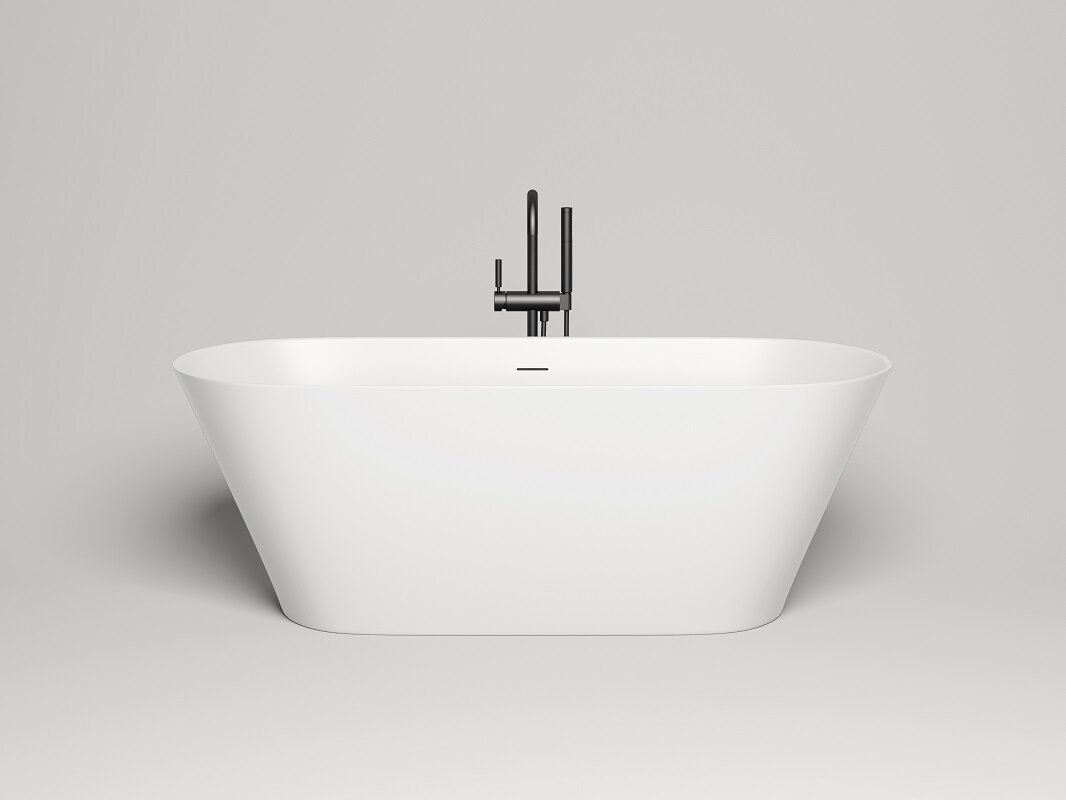 Изображение товара Salini Mona: белая овальная ванна 170x72 см из S-Sense