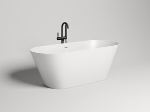 Изображение товара Ванна Salini Mona 170 x 72 х 58,5 см, из искусственного камня S-Stone, белый матовый, 102922M
