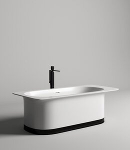 Изображение товара Ванна Salini Ninfea 180 x 82 х 57,5 см, из искусственного камня S-Stone, белый матовый, 102721M