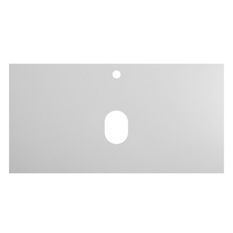 Изображение товара Столешница BelBagno 90 см из керамогранита цвет Bianco Opaco с отверстием под смеситель