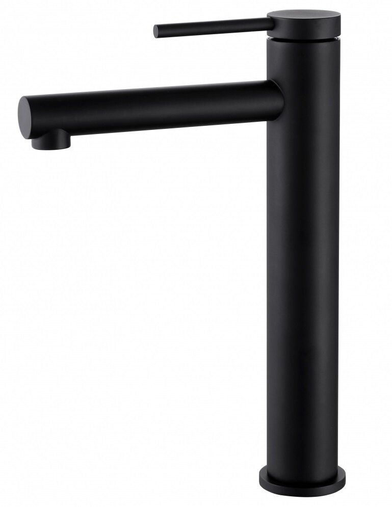 Изображение товара Смеситель Abber Emotion AF8811B для раковины, высокий, черный матовый