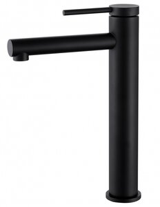 Изображение товара Смеситель Abber Emotion AF8811B для раковины, высокий, черный матовый