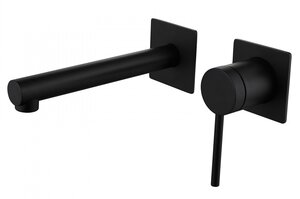 Изображение товара Смеситель Abber Emotion AF8812B для раковины, встраиваемый, черный матовый