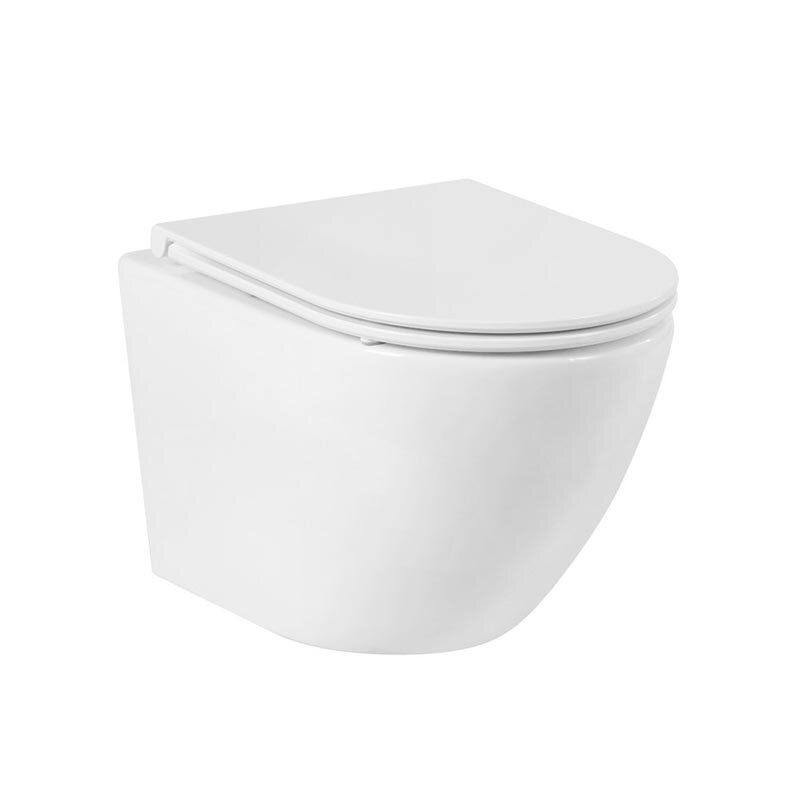 Изображение товара Унитаз подвесной безободковый со смывом Tornado BelBagno Sfera-TOR BB046CH-TOR