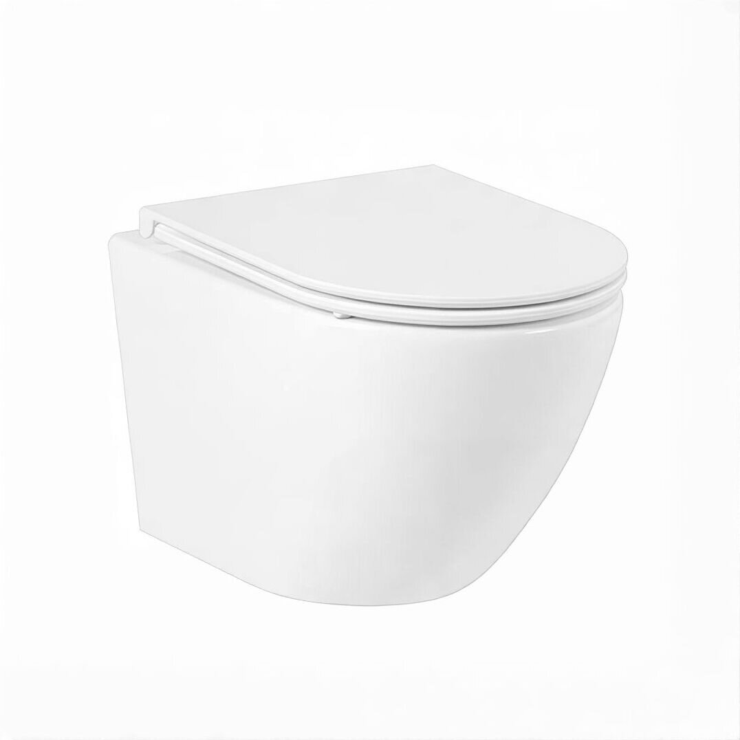Изображение товара Унитаз подвесной безободковый со смывом Tornado BelBagno Sfera-TOR BB046CH-TOR