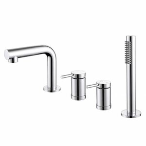 Изображение товара Смеситель Abber Emotion AF8813 для ванны, на борт ванны, хром