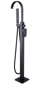 Изображение товара Смеситель Abber Wasserfall AF8615B для ванны, черный матовый