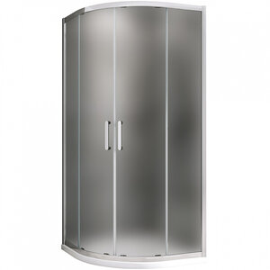 Изображение товара Душевой уголок Abber Schwarzer Diamant, 100 х 100 см, стекло матовое, профиль хром, AG01100M